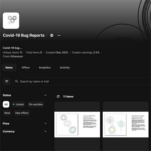 Covid bug reports 2019